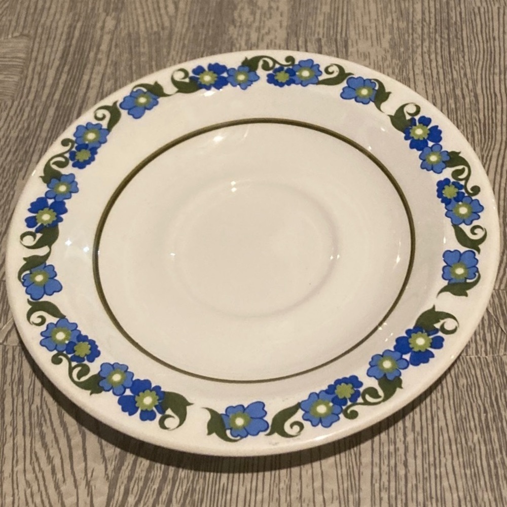 Vintage Greenwood Staffordshire England Ironstone Saucer Plate